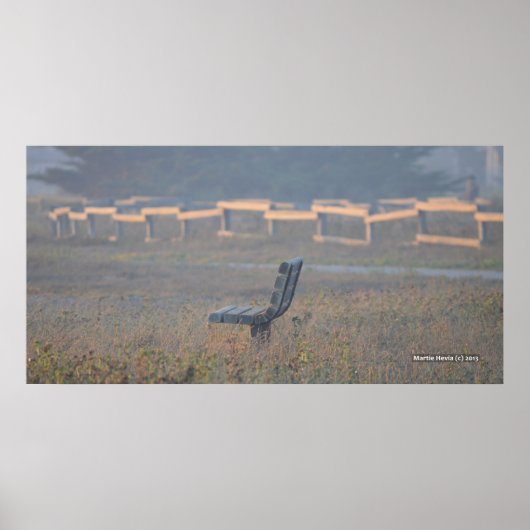 Poster Le Banc II (Devant)