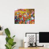 Poster Le Band Joue, Louis Wain (Bureau à domicile)