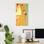 Poster Le Bandit Masqué Tire Un Coeur (Bureau à domicile)