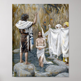 Poster "Le baptême de Jésus" - par James Tissot