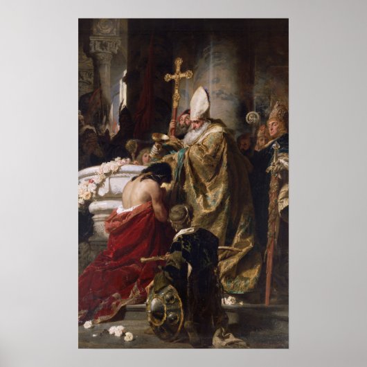 Poster Le baptême de Vajk (Devant)