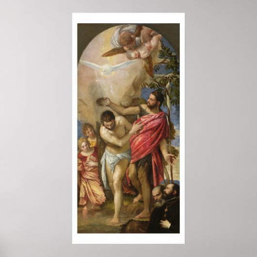 Poster Le baptême du Christ (Devant)