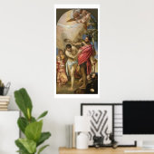 Poster Le baptême du Christ (Bureau à domicile)