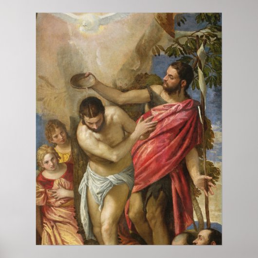 Poster Le baptême du Christ (Devant)