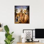 Poster Le baptême du Christ (Bureau à domicile)