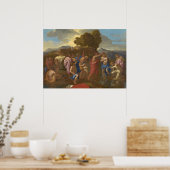 Poster Le baptême du Christ, 1641-42 (Cuisine)