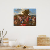 Poster Le baptême du Christ - Nicolas Poussin Art (Cuisine)