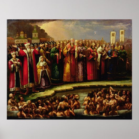 Poster Le baptême du peuple Murom (Devant)