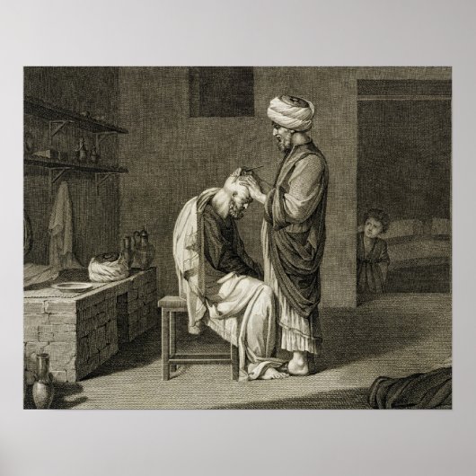 Poster Le Barbier, du Volume II Arts et métiers de 'Des (Devant)