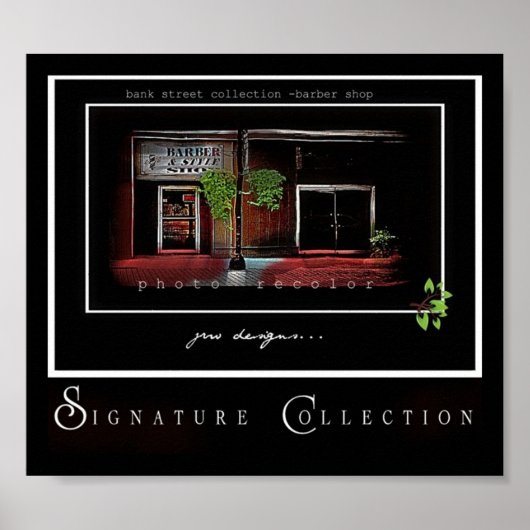 Poster Le barbier sur les banques (Devant)