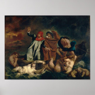 Poster Le barque de Dante