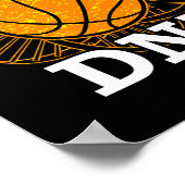 Poster Le Basket-Ball Est Dans Mon Adn (Coin)