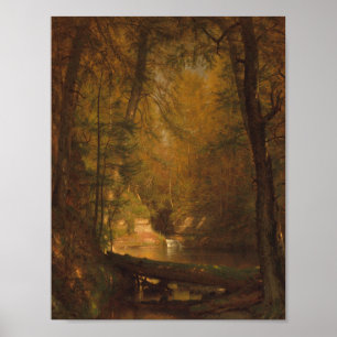 Poster Le bassin aux truites (1870) - Worthington Whittre