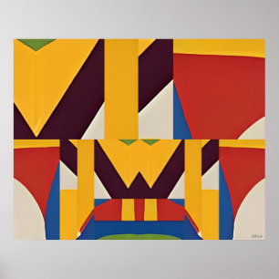 Poster Le bateau à roues