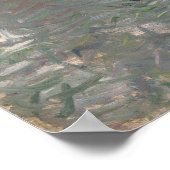 Poster Le Bateau-atelier | Claude Monet (Coin)