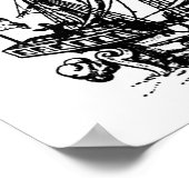 Poster Le bateau de Ferdinand Magellan 'Victoria' (Coin)