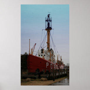 Poster Le bateau-phare Portsmouth
