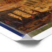 Poster Le bâtiment de la Tour de Babel (panneau) (Coin)