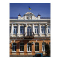 Le bâtiment du conseil municipal de Melitopol
