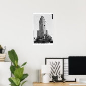 Poster Le bâtiment Flatiron (photo) (Bureau à domicile)