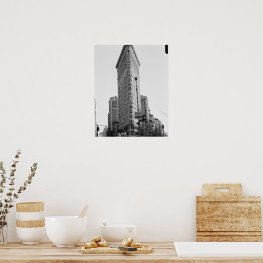 Poster Le bâtiment Flatiron (photo) (Cuisine)