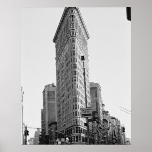 Poster Le bâtiment Flatiron (photo)