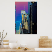 Poster Le bâtiment principal de New York City (Cuisine)