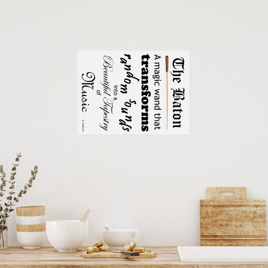 Poster Le Baton (Cuisine)