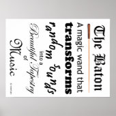 Poster Le Baton (Devant)