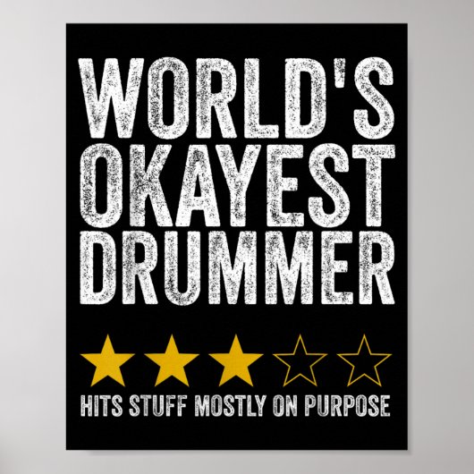 Poster Le batteur le plus correct du monde frappe des tru (Devant)