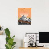 Poster Le Beau Coucher de Soleil (Bureau à domicile)