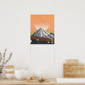 Poster Le Beau Coucher de Soleil (Cuisine)