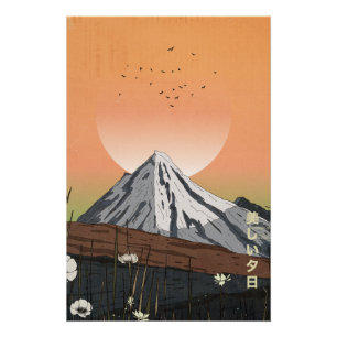 Poster Le Beau Coucher de Soleil