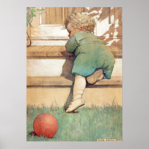 Poster Le bébé au lait par Jessie Willcox Smith