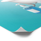 Poster Le bébé Tom et Jerry prenant un bain (Coin)