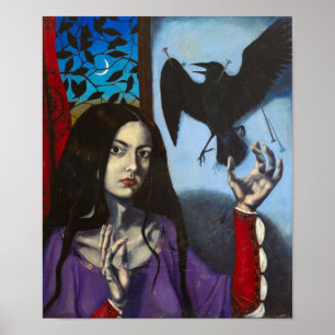 Poster "Le berceau du chat" par Christiane Cegavske Poste