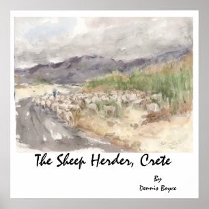 Poster Le Berger, Crète...