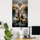 Poster Le Berger des Eaux Calmes (Bureau à domicile)