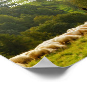 Poster Le berger et son psaume mouton 23 (Coin)