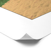 Poster Le Bicycliste avec flou (Coin)