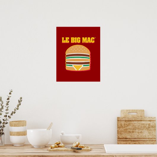 Poster Le Big Mac (Cuisine)