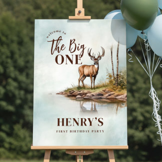Poster Le Big ONE Deer première chasse 1er anniversaire