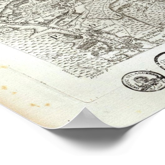 Poster Le Blanc, Chateauroux, Montmorillon (Coin)