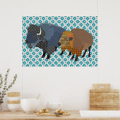 Poster Le Bleu de Buffalo (Cuisine)