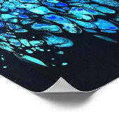 Poster Le bleu profond (Coin)