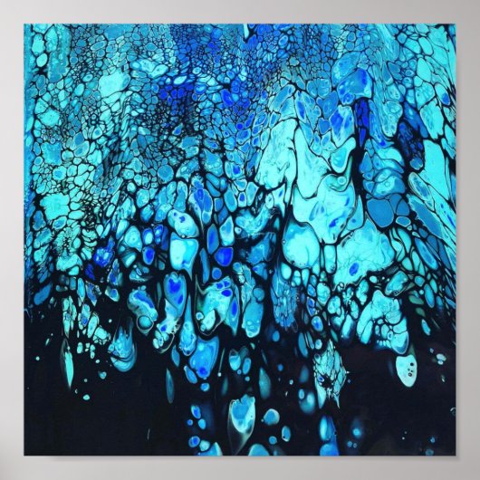 Poster Le bleu profond (Devant)