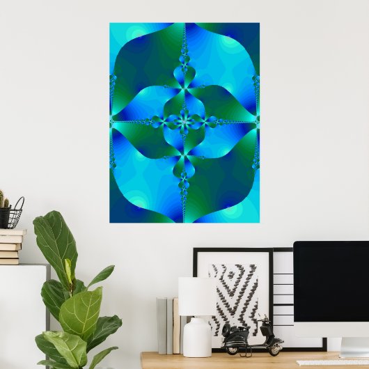 Poster Le Blue Cello (Bureau à domicile)