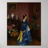 Poster Le Blue Robe, Auguste Toulmouche (Devant)