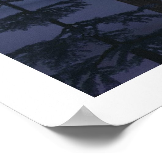 Poster Le bois d'hiver (Coin)