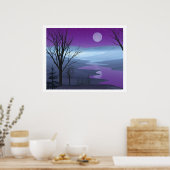 Poster Le bois d'hiver (Cuisine)